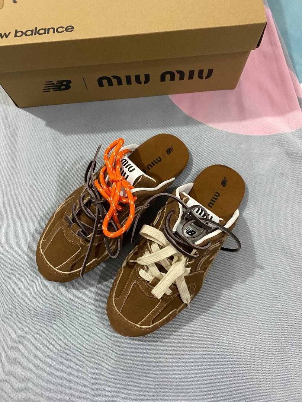 Miu Miu × New Balance 530 Mules